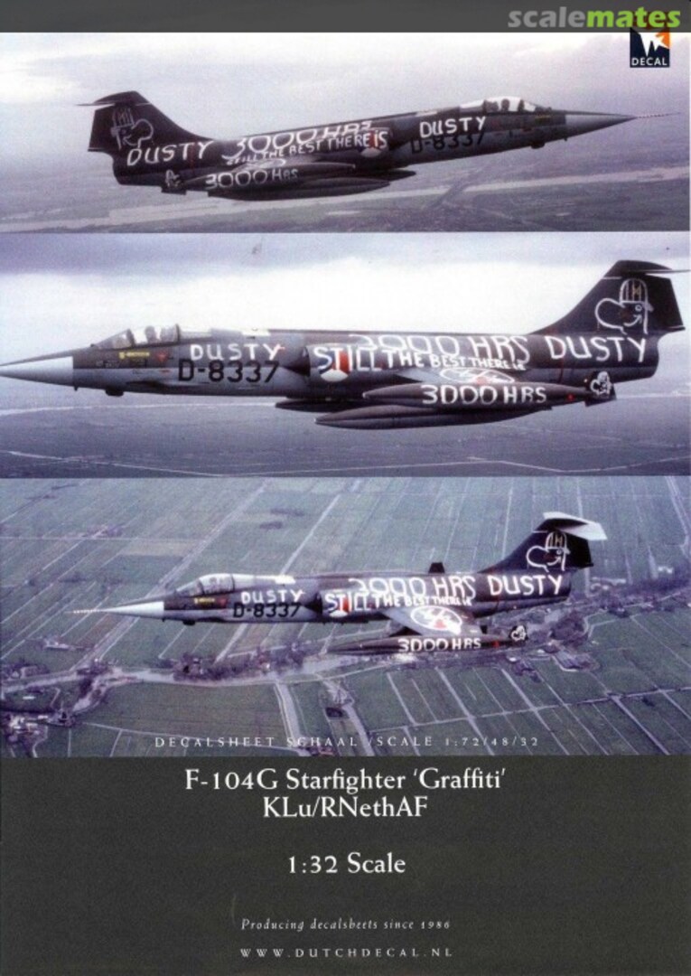 Boxart F-104G Starfighter Dutch Graffiti DD32015 Dutch Decal