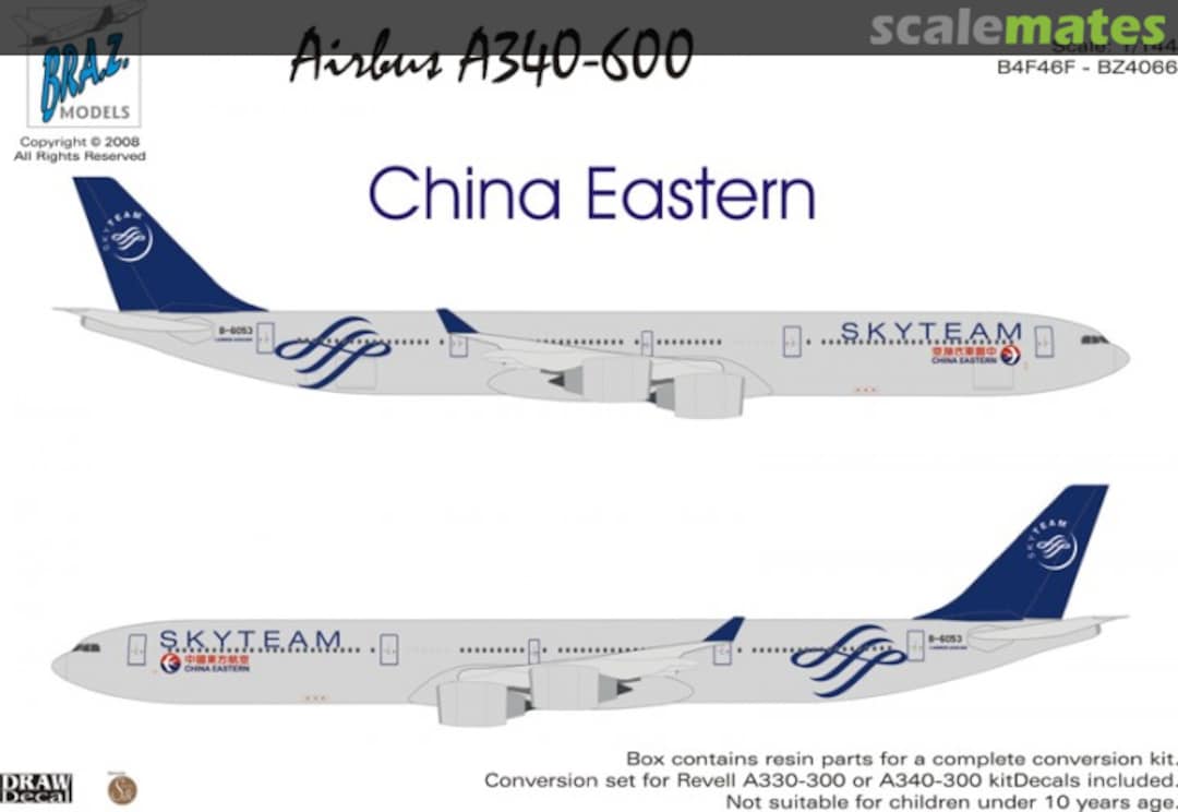 Boxart Airbus A340-642 BZ4066 Bra.Z Models