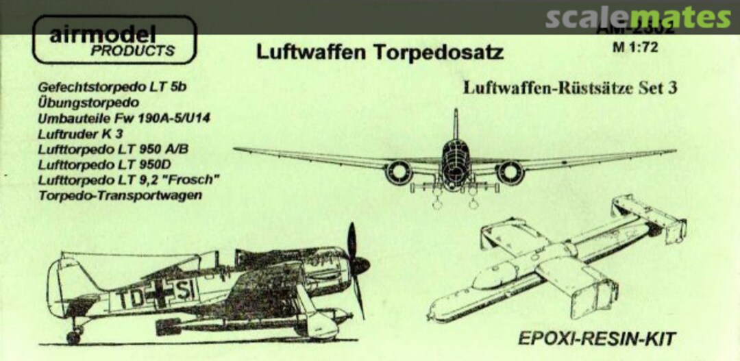 Boxart Luftwaffen-Rüstsätze Set 3 AM-2502 Airmodel