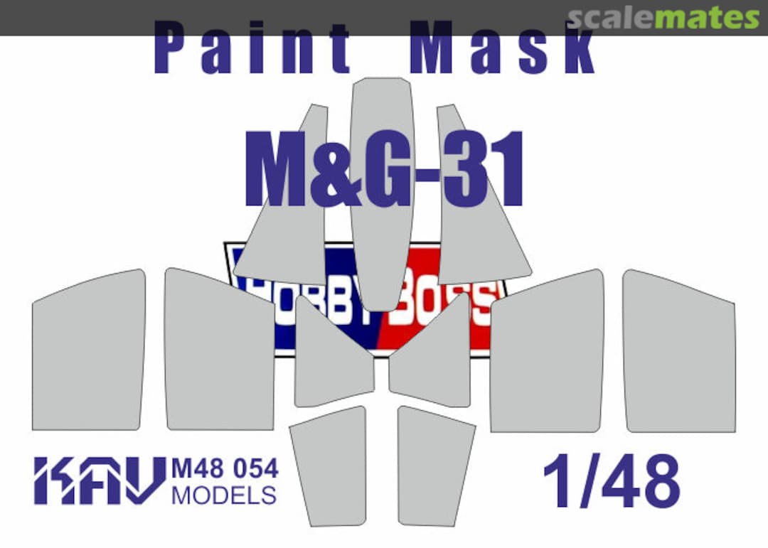 Boxart MiG-31 paint mask KAV M48 054 KAV models