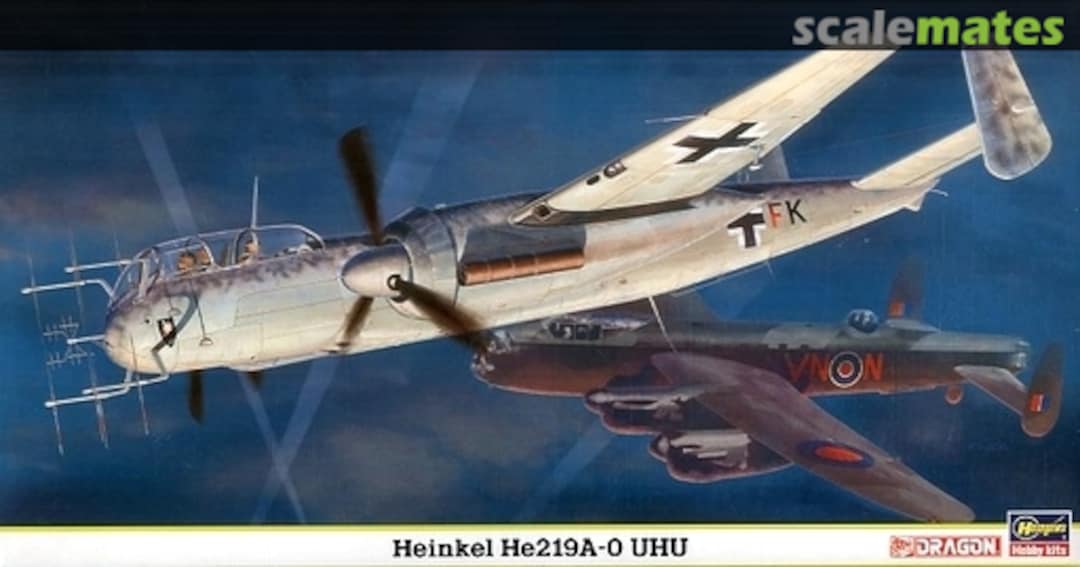 Boxart Heinkel He219A-0 Uhu 86823 Hasegawa