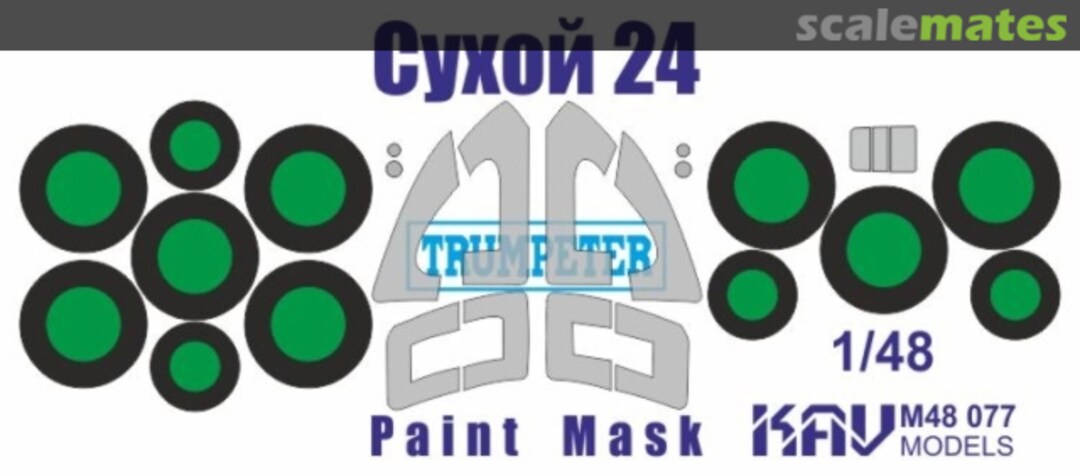 Boxart Sukhoi 24 masks KAV M48 077 KAV models