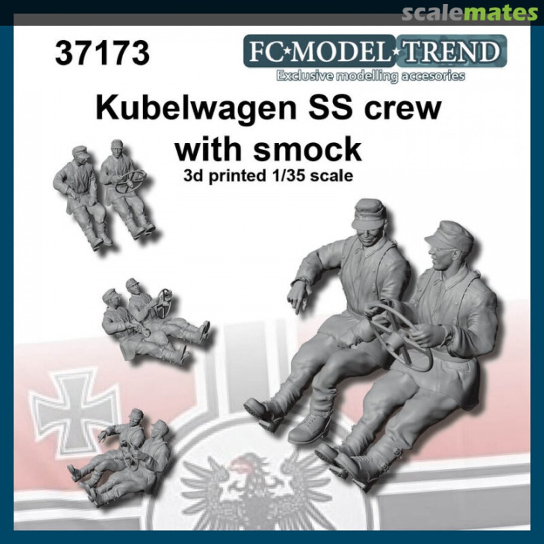 Boxart Kübelwagen SS Crew with M42 smock 37173 FC Model Trend