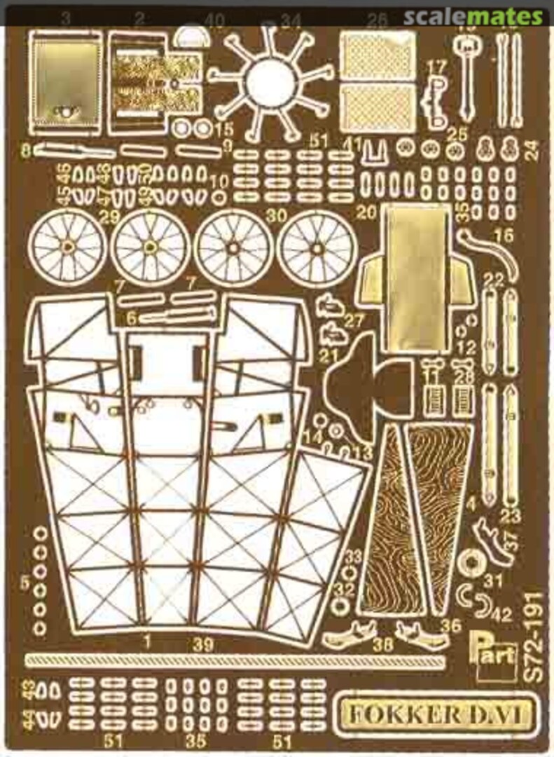 Boxart Fokker D.VI S72-191 Part