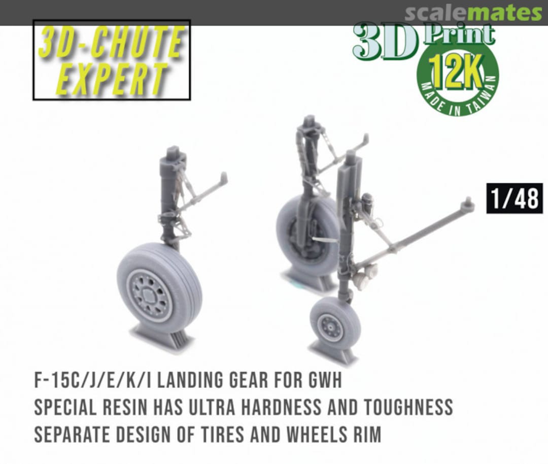 Boxart 1/48 F-15 Landing Gear GWH n/a 3D-Chute Expert