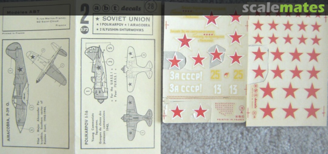 Boxart Soviet Union 28 ABT Decals