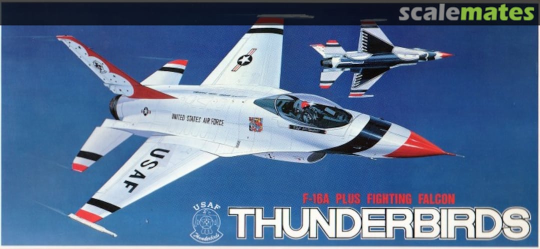 Boxart F-16A Plus Fighting Falcon Thunderbirds 7A-E4 Fujimi