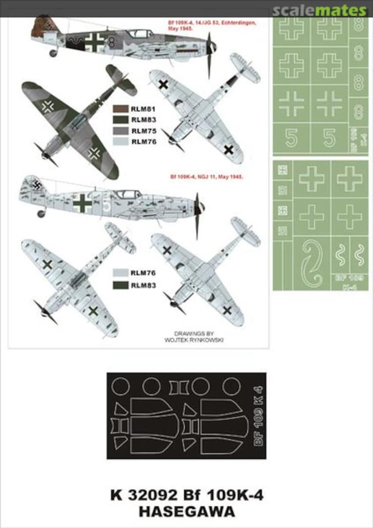 Boxart Bf 109K-4 K32092 Montex