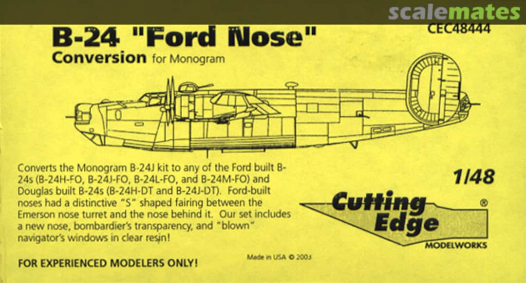 Boxart B-24 Ford Nose Conversion CEC48444 Cutting Edge Modelworks