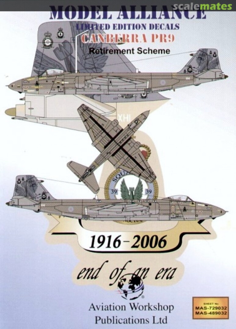 Boxart BAC/EE Canberra: PR.9 Retirement Scheme 2006 MAS-729032 Model Alliance