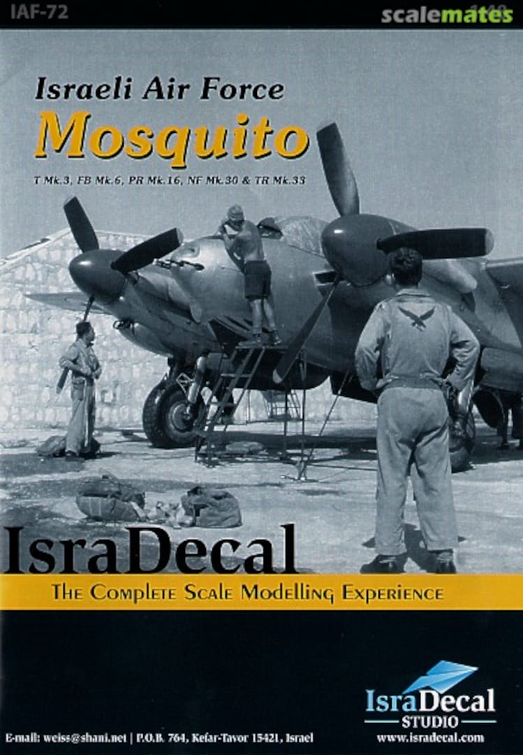 Boxart IAF Mosquitos IAF-72 IsraDecal Studio