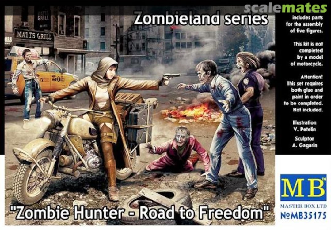 Boxart "Zombie Hunter - Road to Freedom" MB35175 Master Box