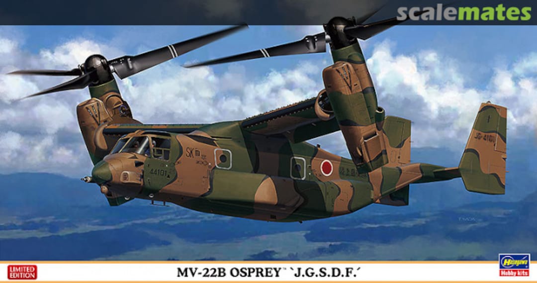 Boxart MV-22B Osprey `J.G.S.D.F.´ 02129 Hasegawa