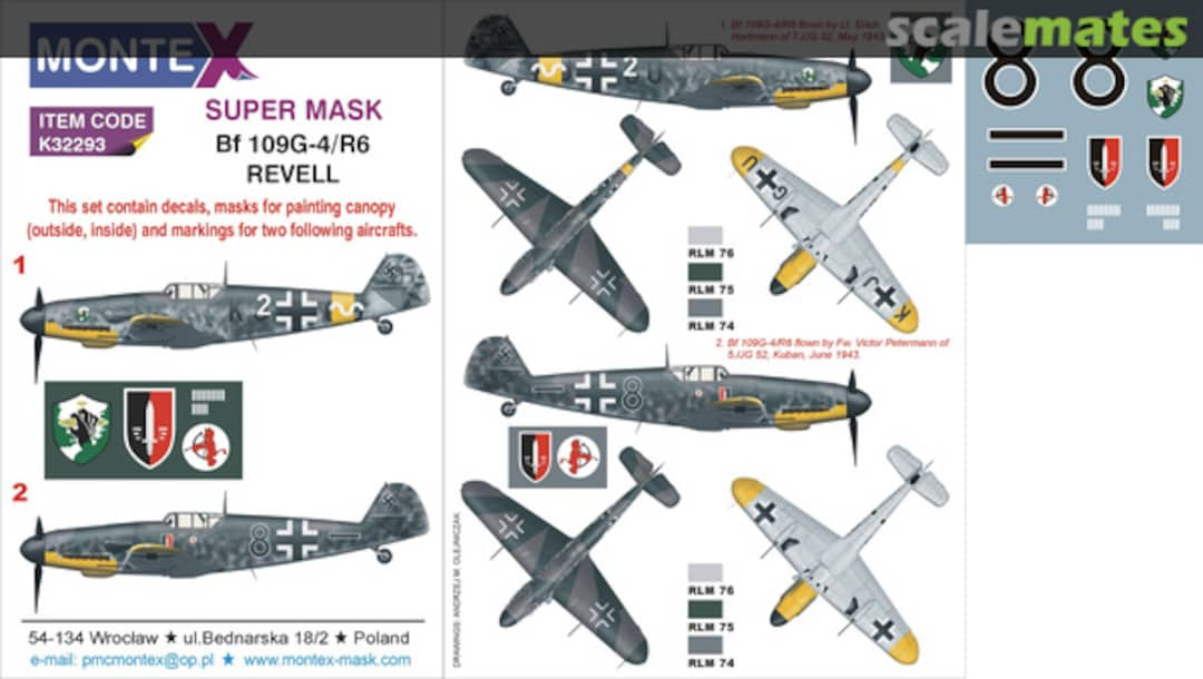 Boxart Bf 109G-4/R6 K32293 Montex