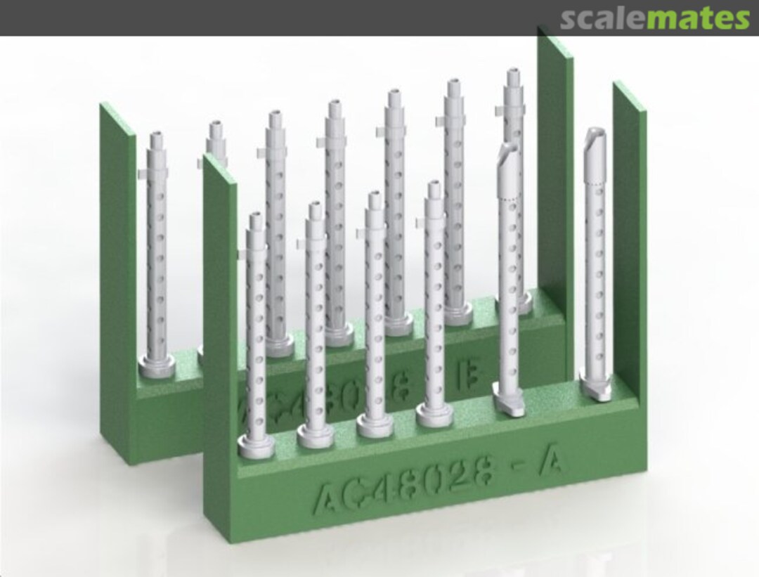 Boxart B-17 FAST FIX Gun Barrel Replacement Set AC48028 RESIN2detail
