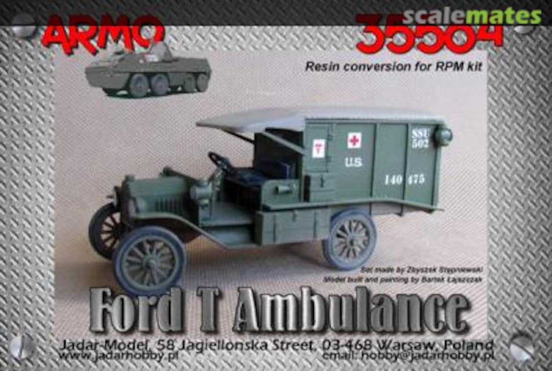 Boxart Ford T Ambulance 35564 Armo