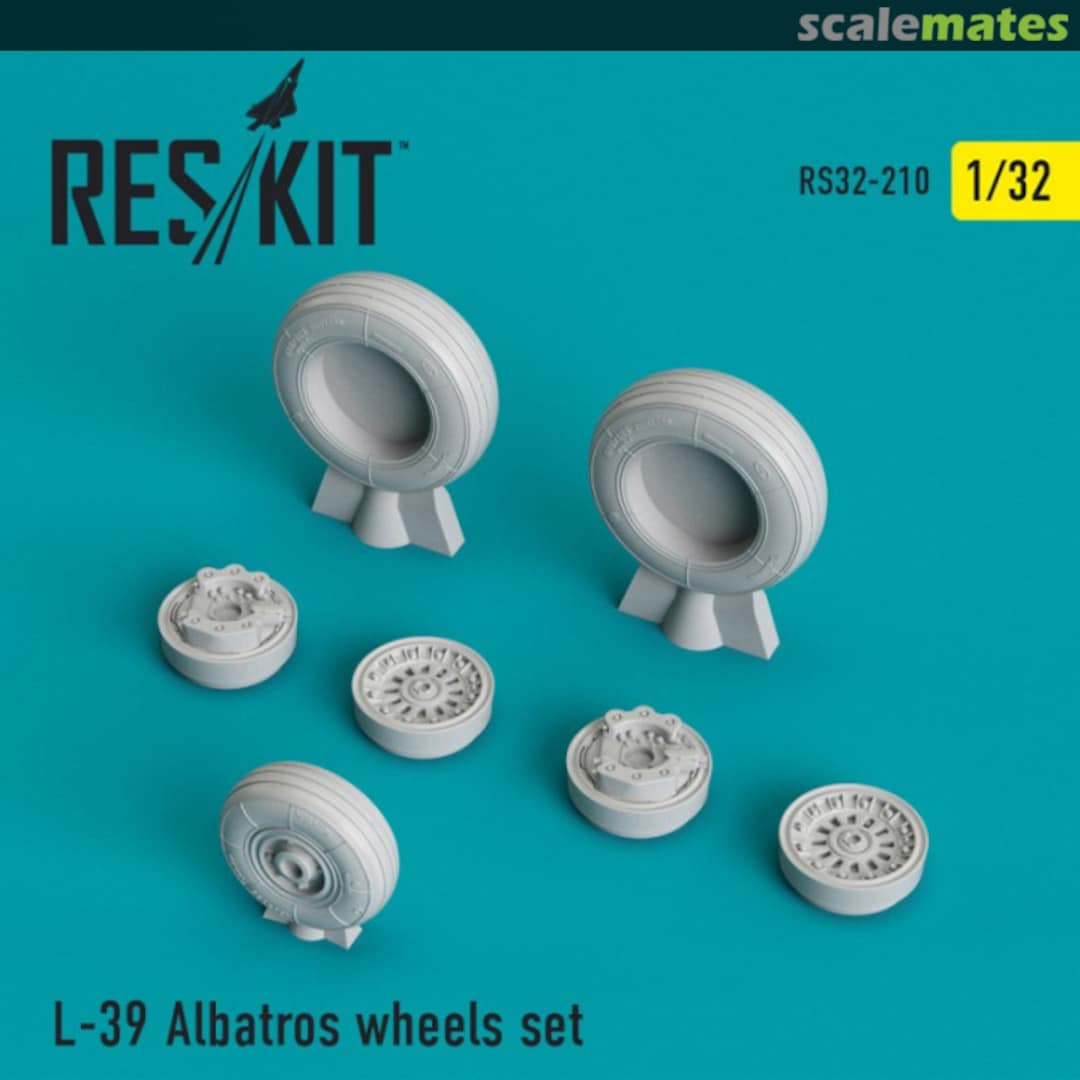 Boxart L-39 Albatros - wheels set RS32-0210 ResKit