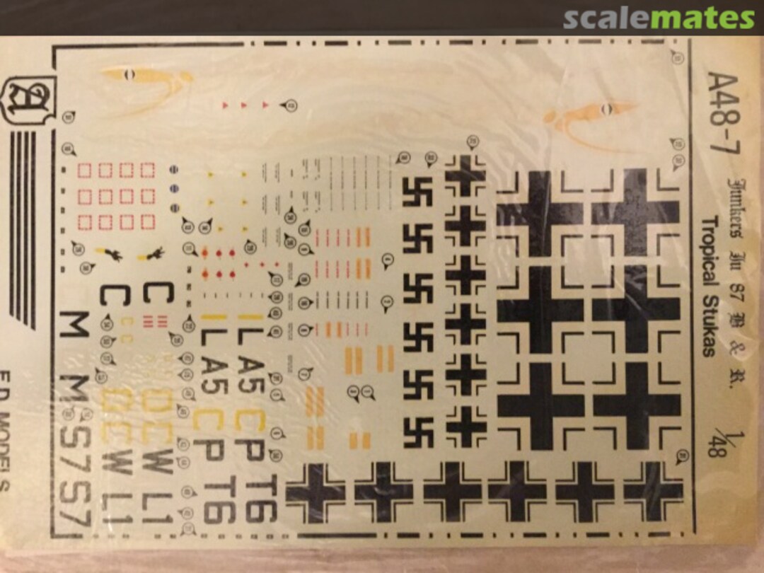 Boxart Tropical Stukas A48-7 Almark Decals