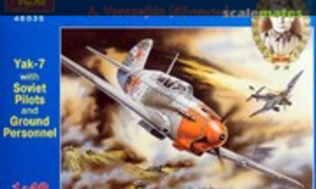 1:48 Yak 7 with Soviet Pilots and Ground Personnel (ICM 48035)