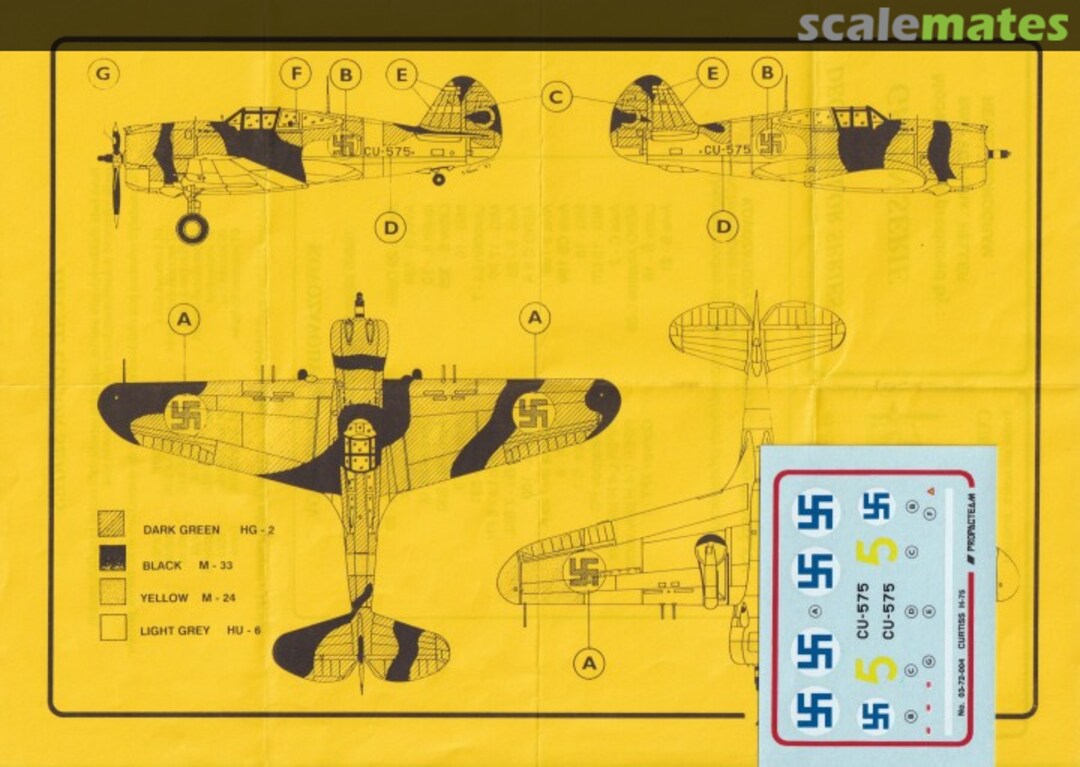 Boxart Curtiss H-75A 03-72-004 Propagteam