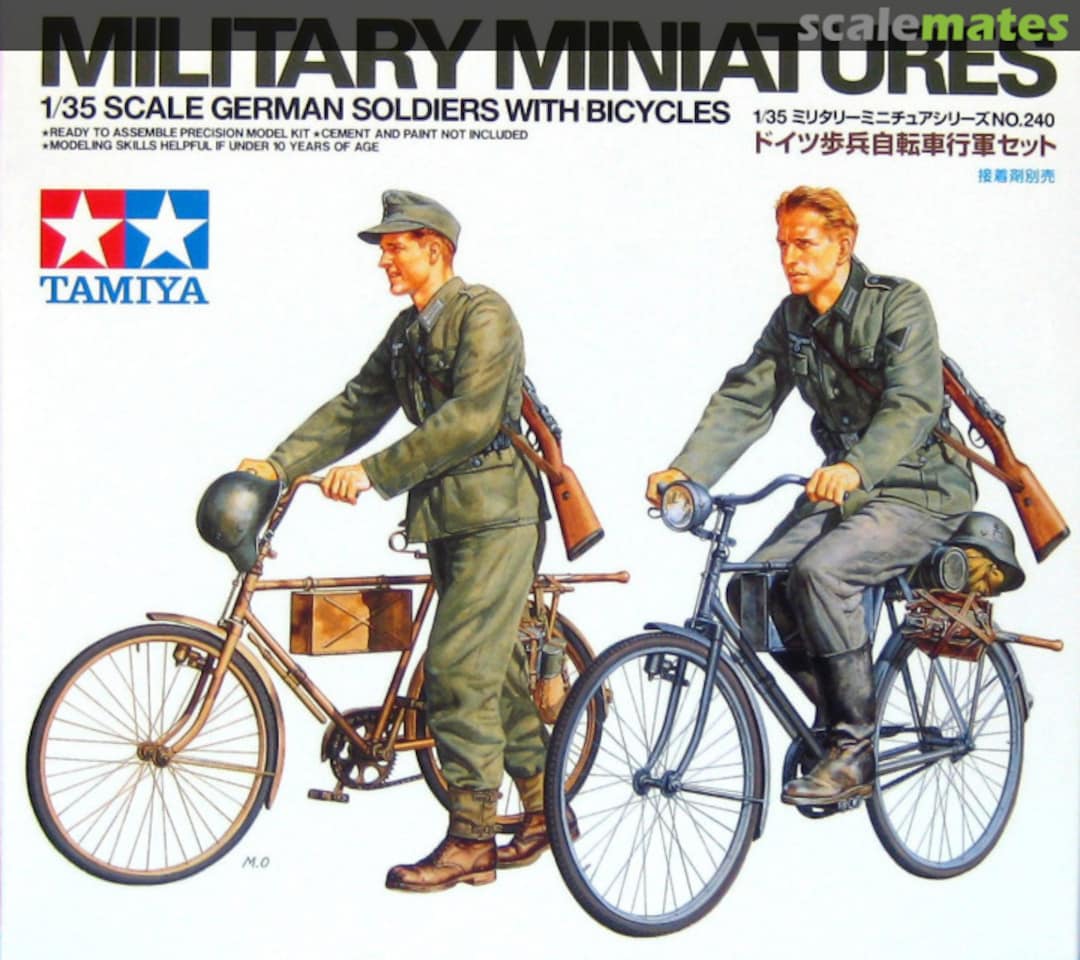 Boxart Soldiers with Bicycles 35240 Tamiya