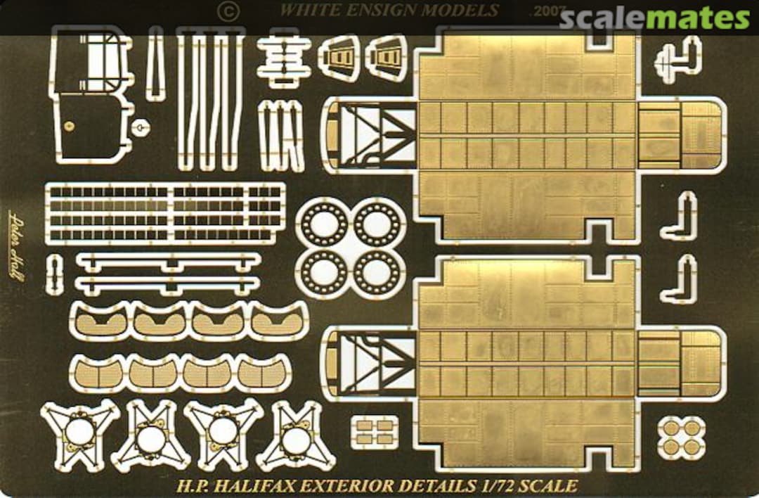 Boxart Handley Page Halifax - PE Exterior Details 7245 White Ensign Models