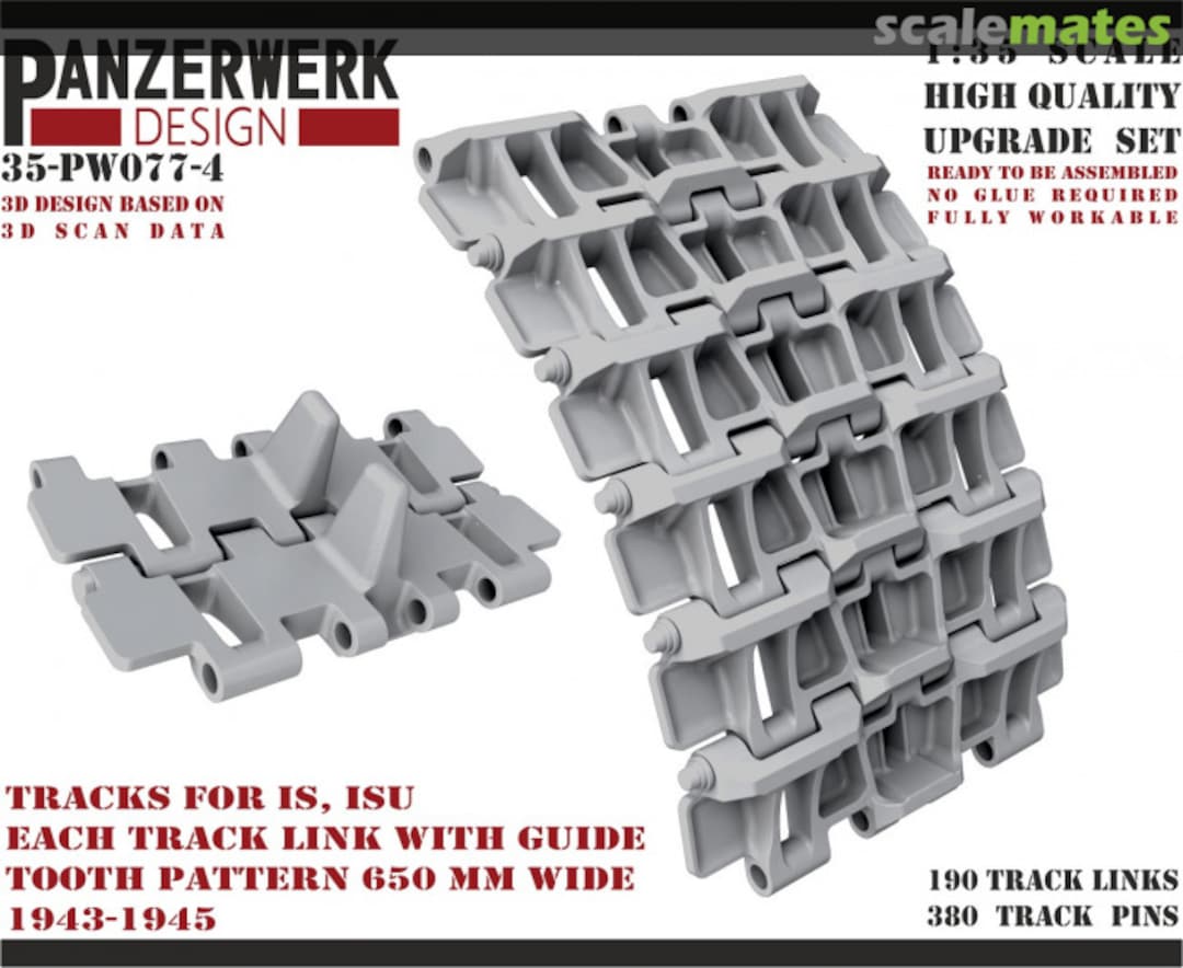 Boxart Tracks for IS, ISU 35PW-077-4 Panzerwerk design