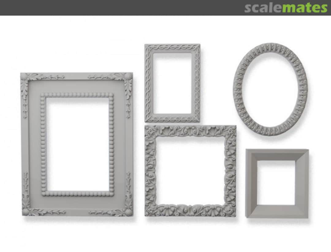 Boxart Diorama Accessories Five Picture Frames MACMAC35219 MacOne Models