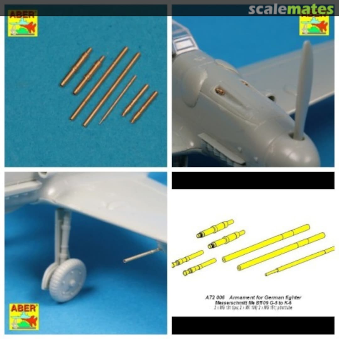 Contents Bf 109G-5/K-6 A72006 Aber