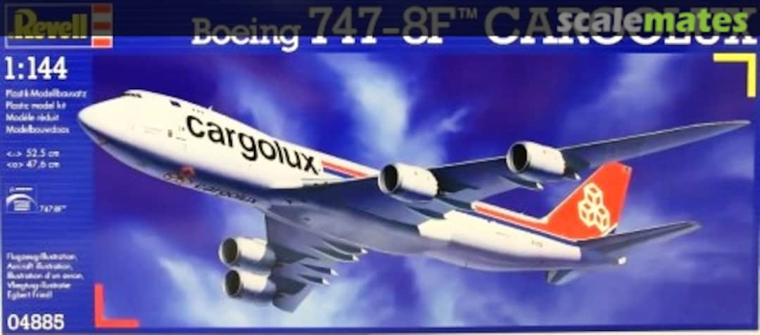 Boxart Boeing 747-8F Cargolux 04885 Revell