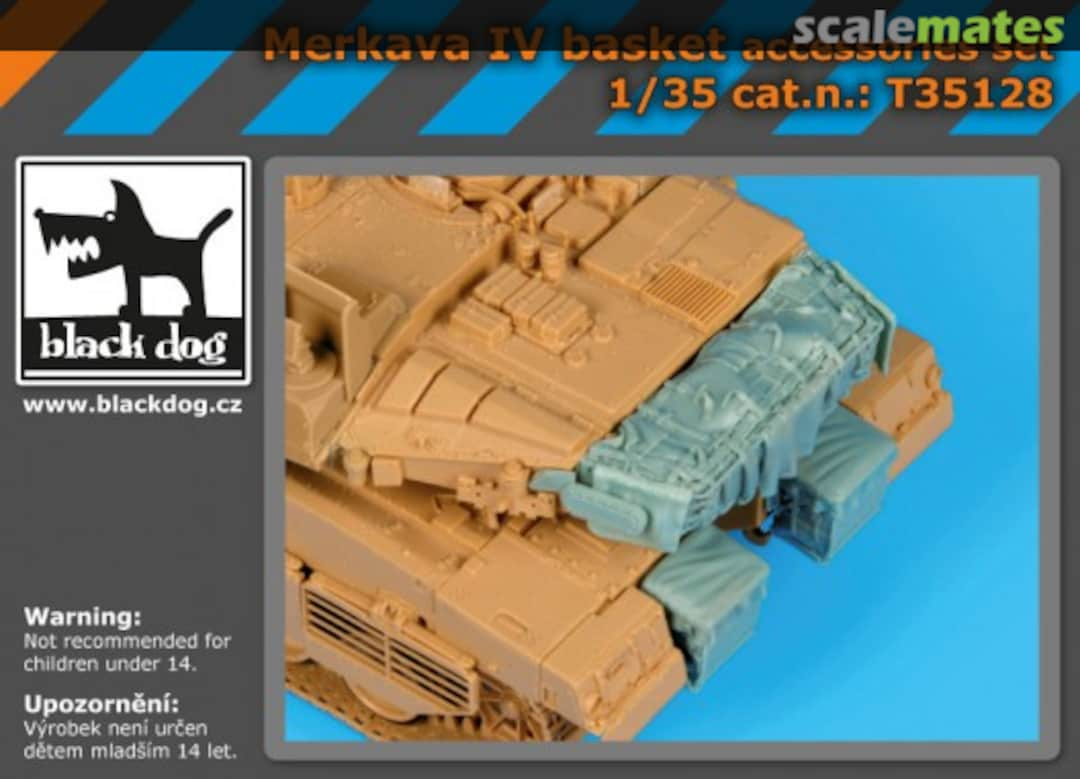 Boxart Merkava IV Basket Accessories Set T35128 Black Dog