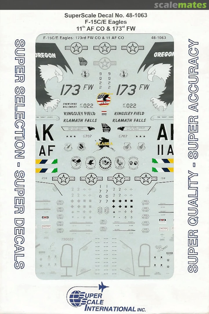 Boxart F-15C/E Eagles 48-1063 SuperScale International