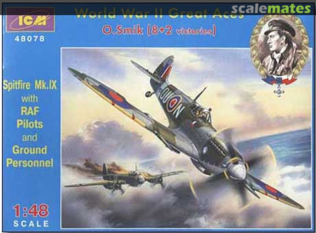 Boxart Spitfire Mk.IX 48078 ICM