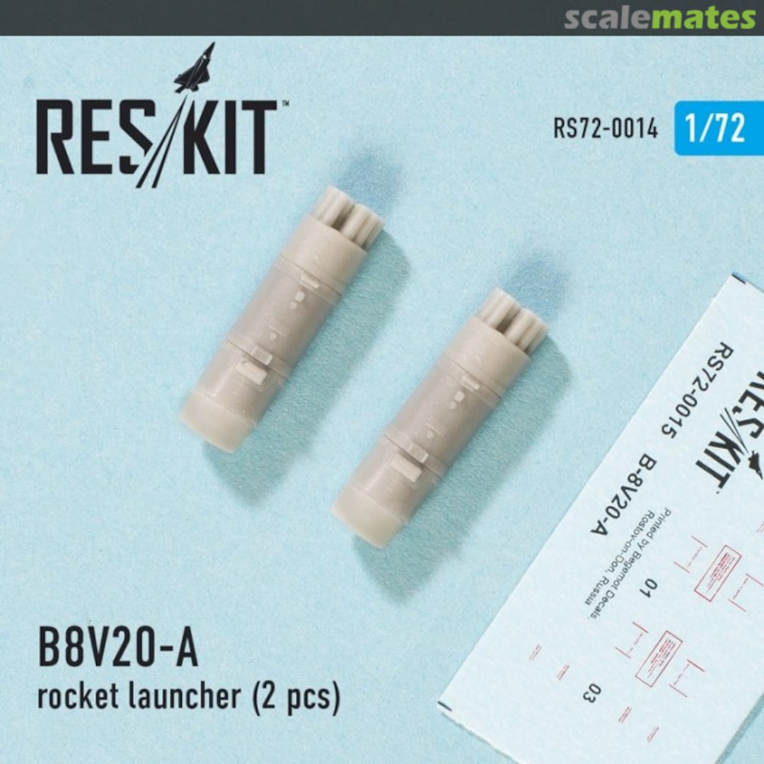 Boxart B8V20-А Rocket Launcher (2 Pcs.) RS72-0014 ResKit