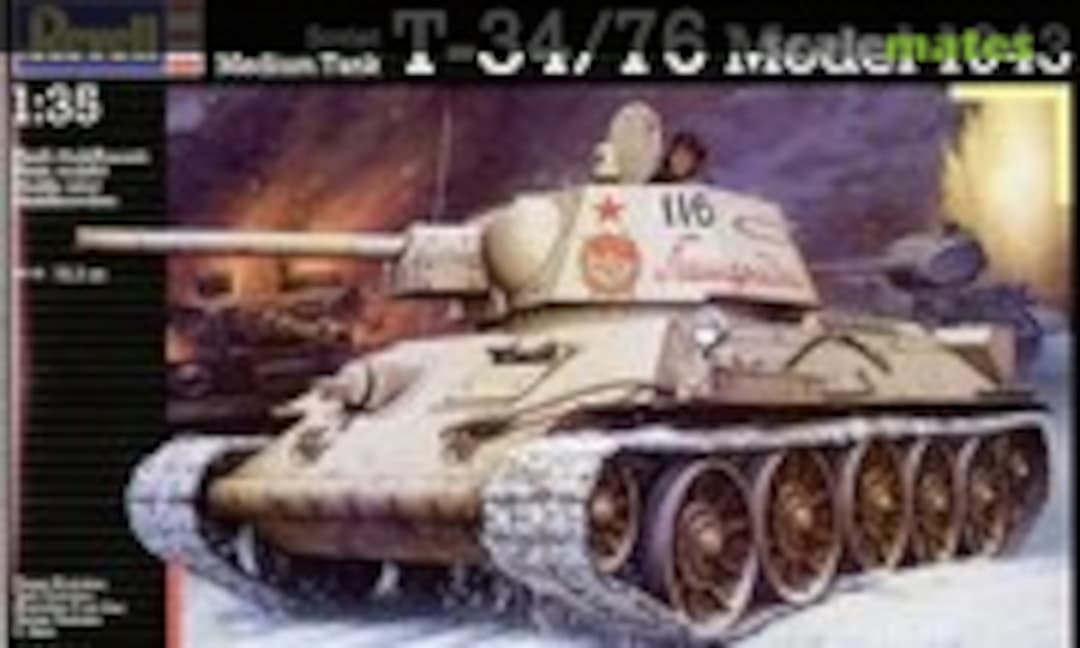 1:35 Soviet Medium Tank T-34/76 Model 1943 (Revell 03064)