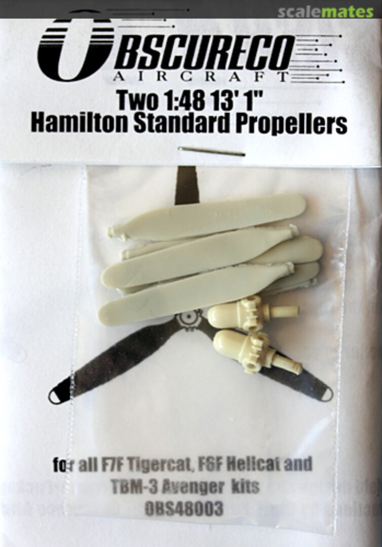 Boxart 13'1'' Hamilton Standard Propeller OBS48003 Obscureco Aircraft