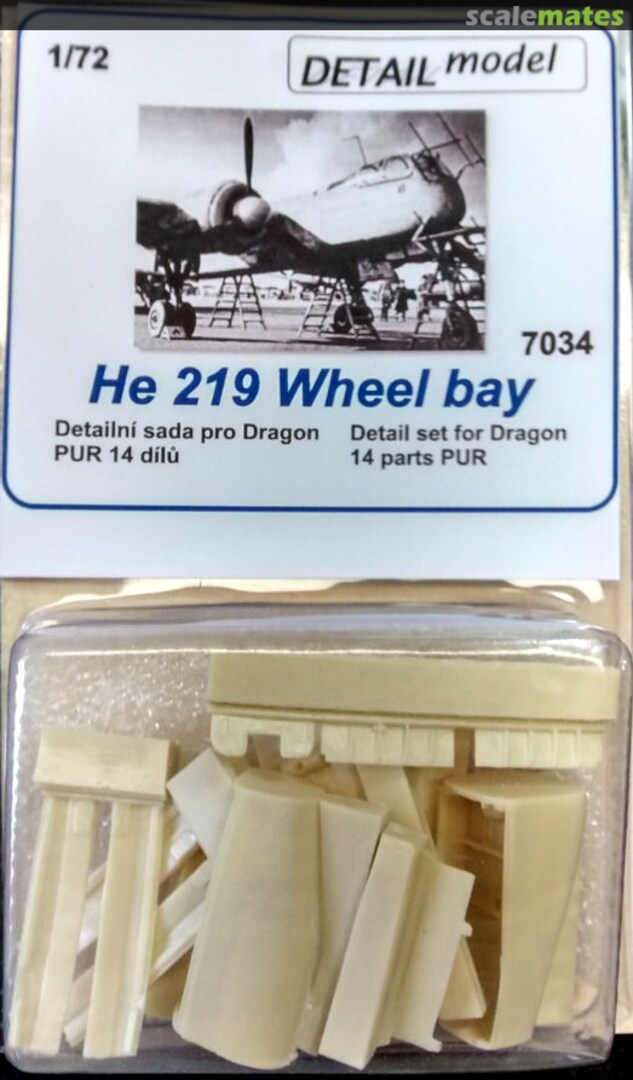 Boxart He 219 Wheel Bay 7034 DETAIL model