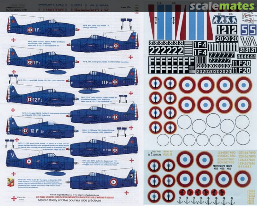 Boxart French Hellcats SD-LL-LCAT01/FR Spada Decals