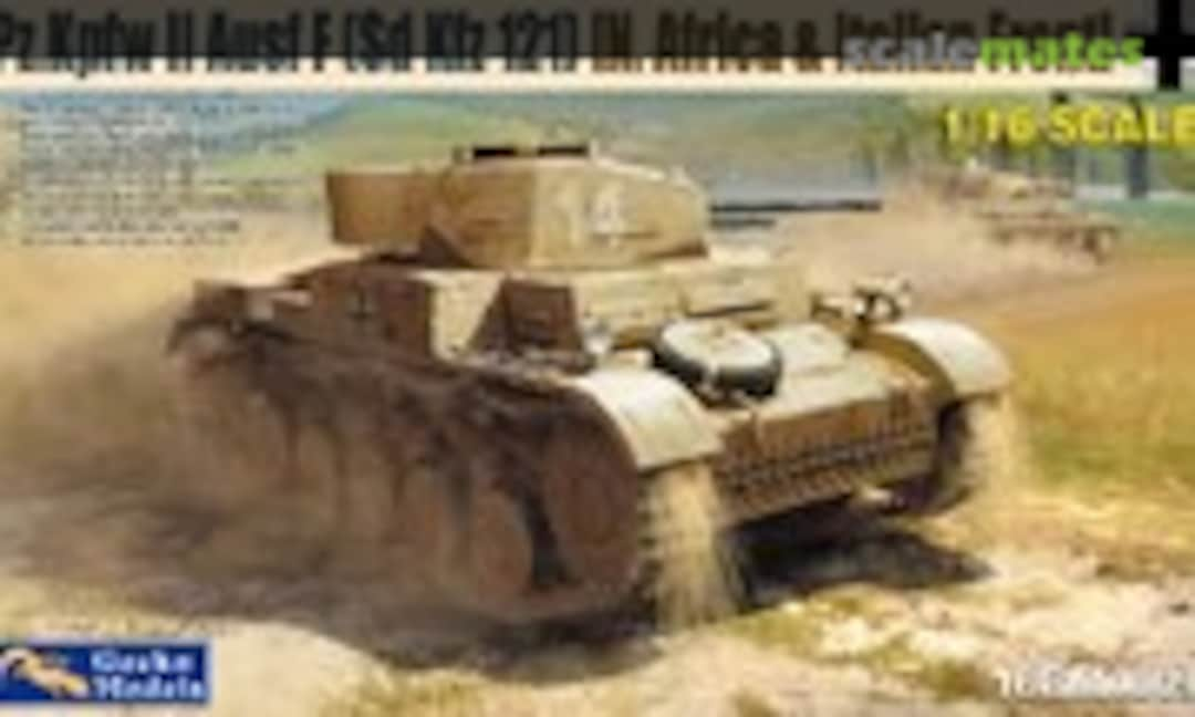 1:16 Pz.kpfw II (Sd.Kfz. 121) Ausf. F (North Africa &amp; Italian Front) (Gecko Models 16GM0009)