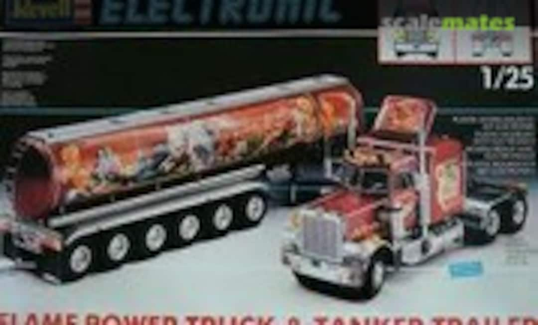 1:25 Flame Power Truck &amp; Tank Trailer (Revell 8032)