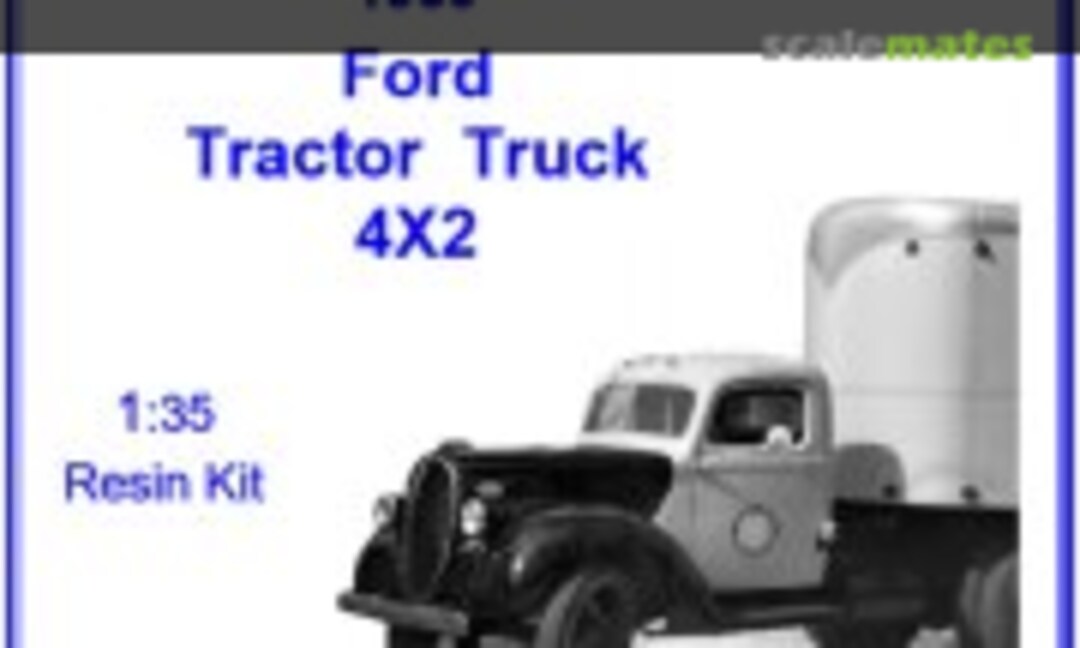 1939 Ford Tractor Truck 4.2 Resin Model (Dnepro Model 35161)