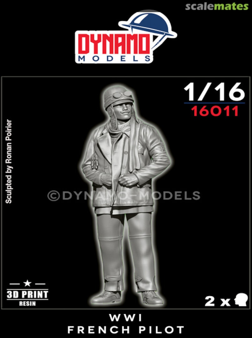 Boxart WWI FRENCH PILOT 16011 Dynamo Models