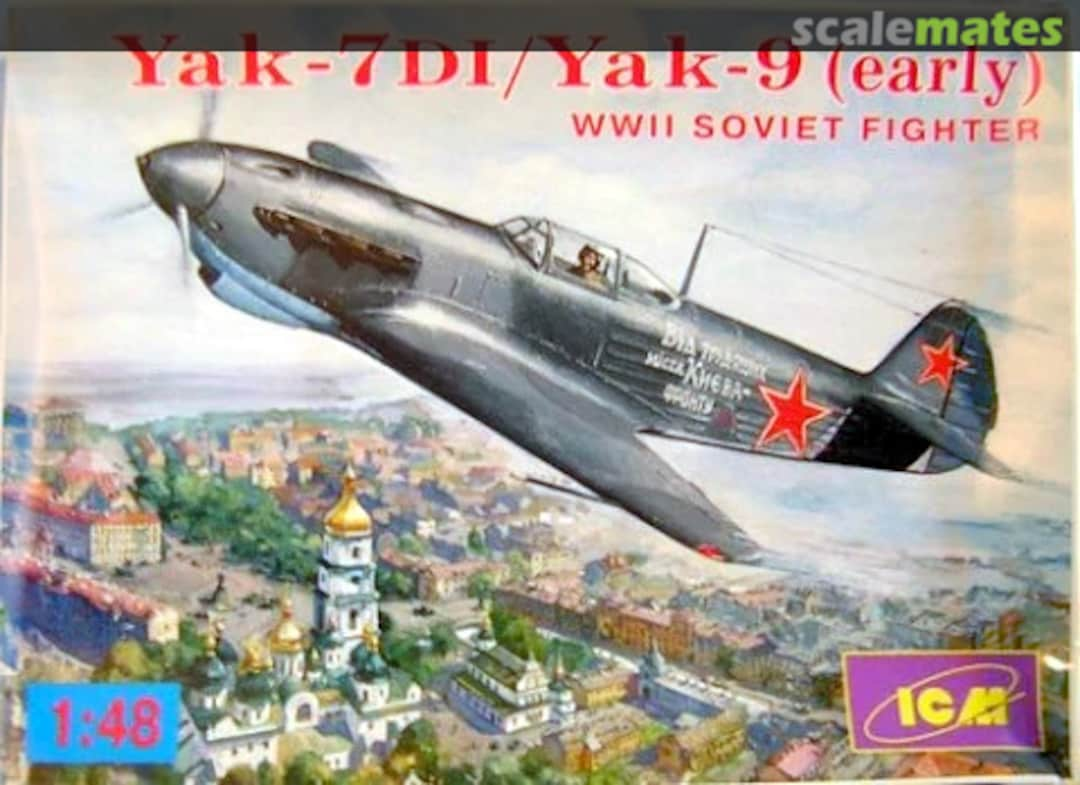 Boxart Yak-7DI/Yak-9 (early) 48041 ICM