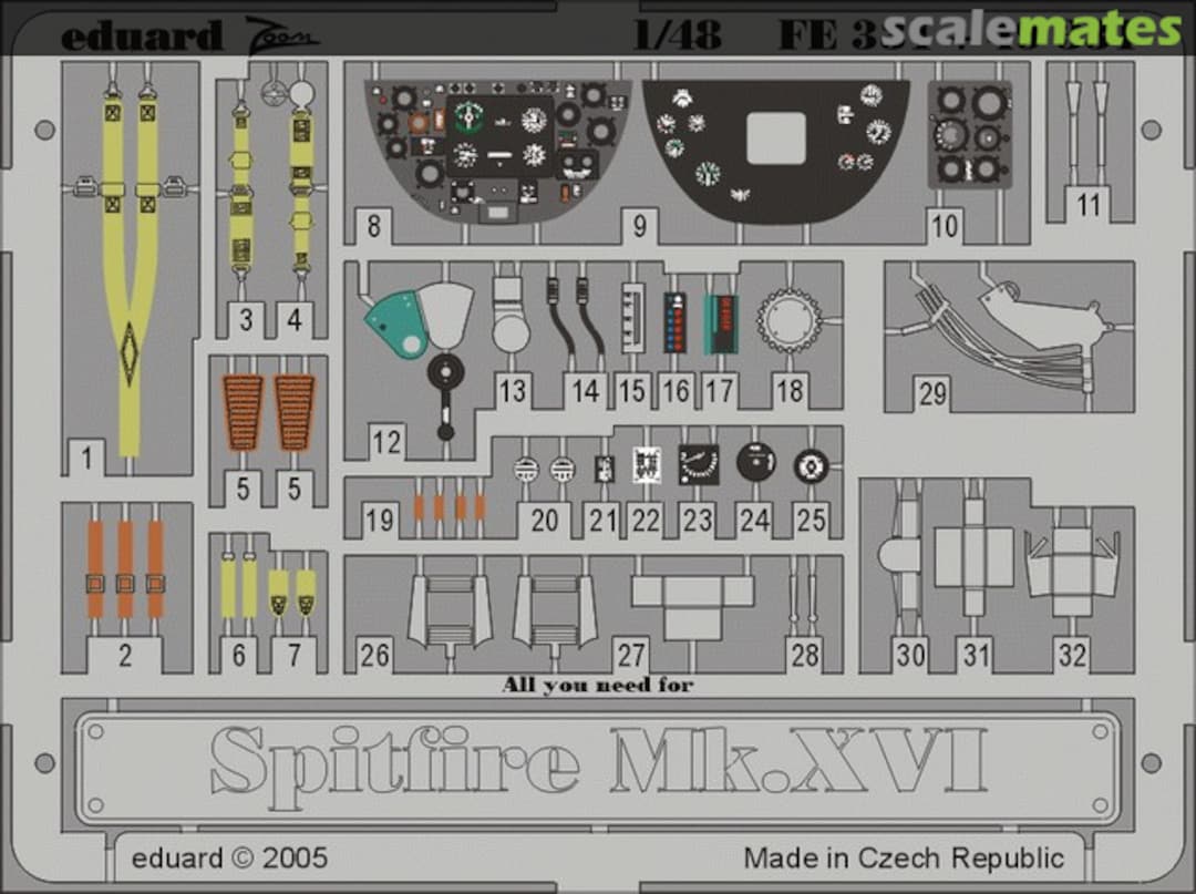 Boxart Spitfire Mk. XVI 1/48 49331 Eduard