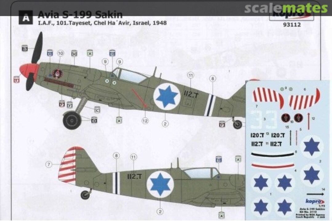 Boxart Avia S-199 Sakin 93112 Kopro