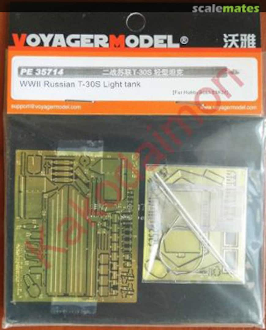 Boxart T-30S Light Tank Detail Parts PE35714 Voyager Model