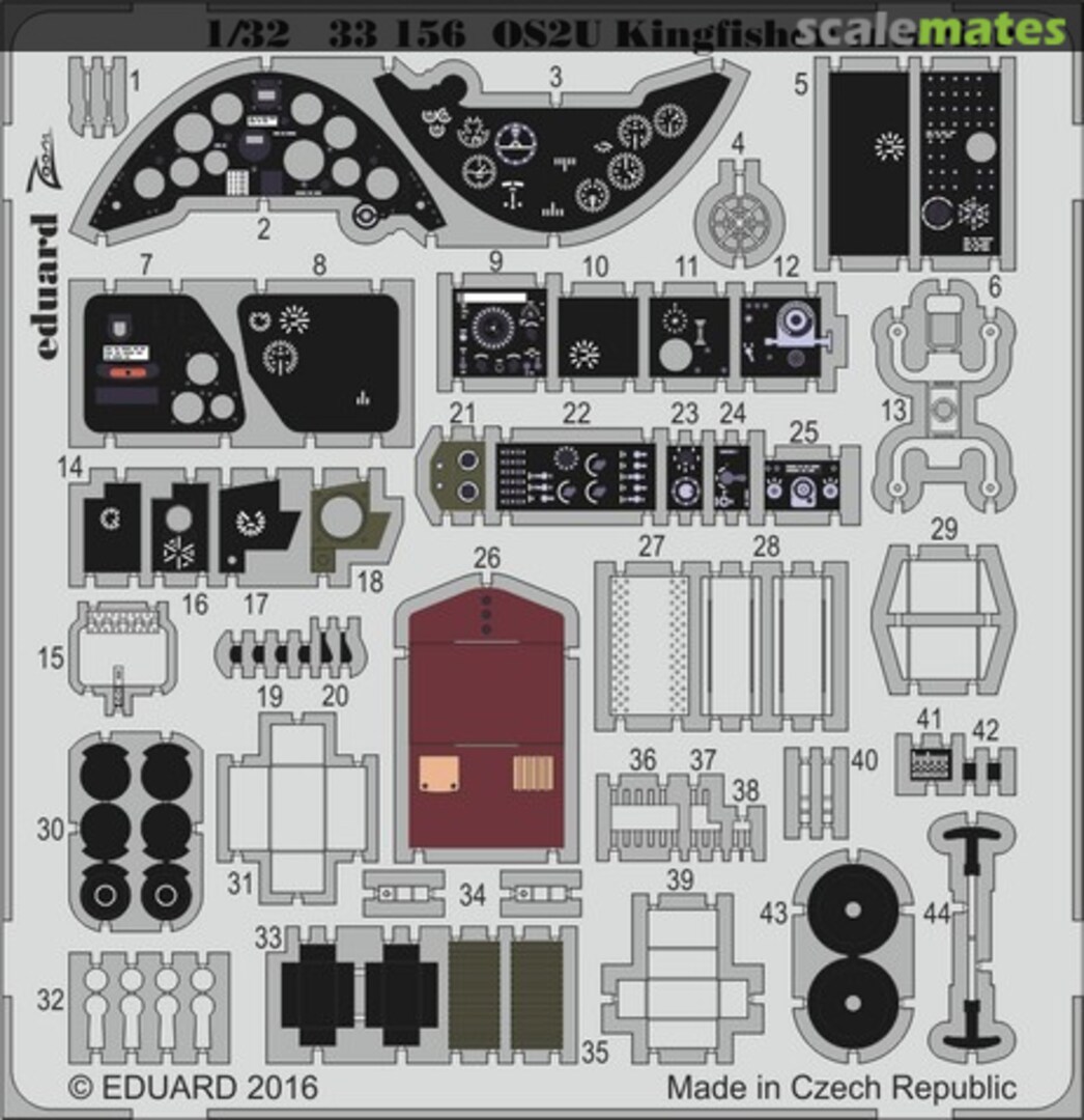 Boxart OS2U Kingfisher interior 33156 Eduard