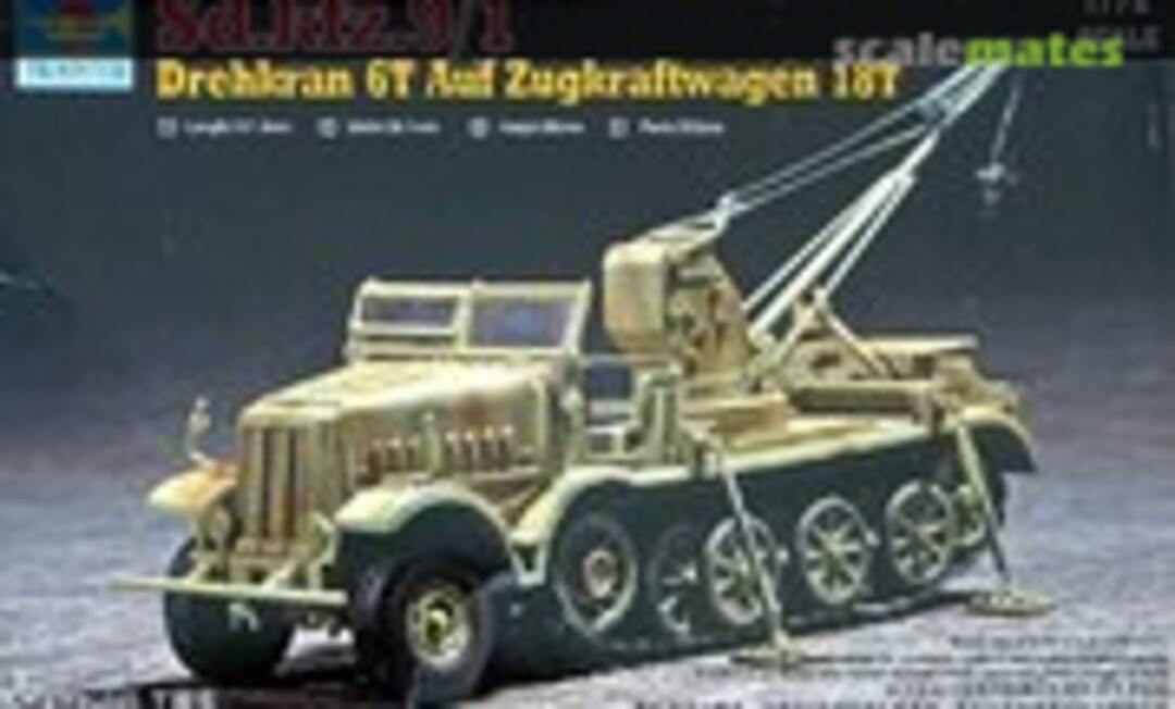 1:72 Sd.Kfz. 9/1 mit Drehkran 6t auf Zugkraftwagen 18t (Trumpeter 07251)