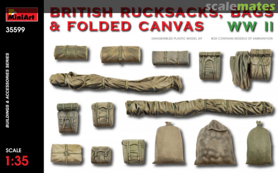 Boxart Rucksacks, Bags & Folded Canvas 35599 MiniArt