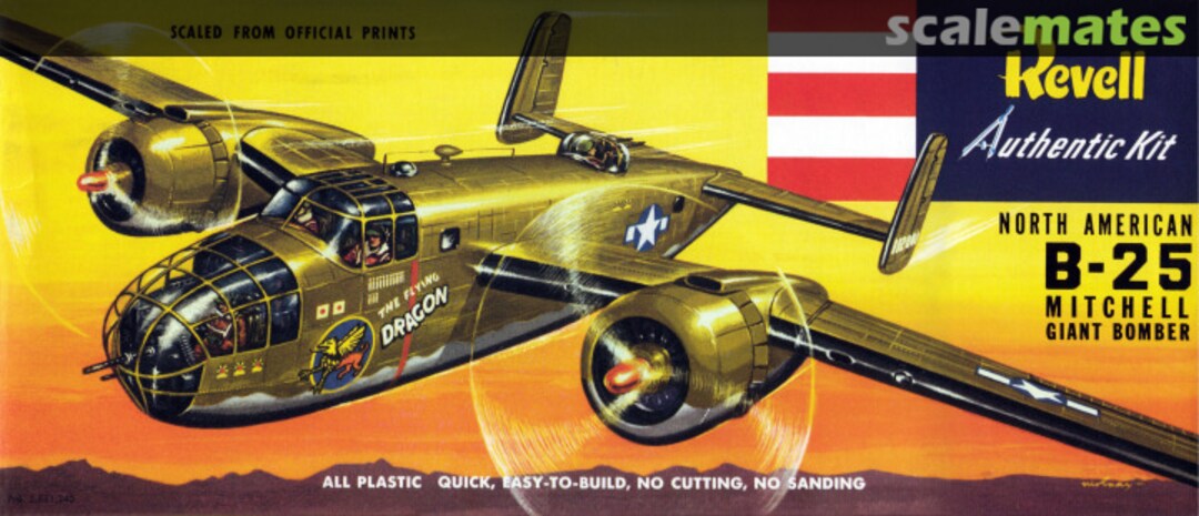 Boxart North American B-25 Mitchell H-216 Revell